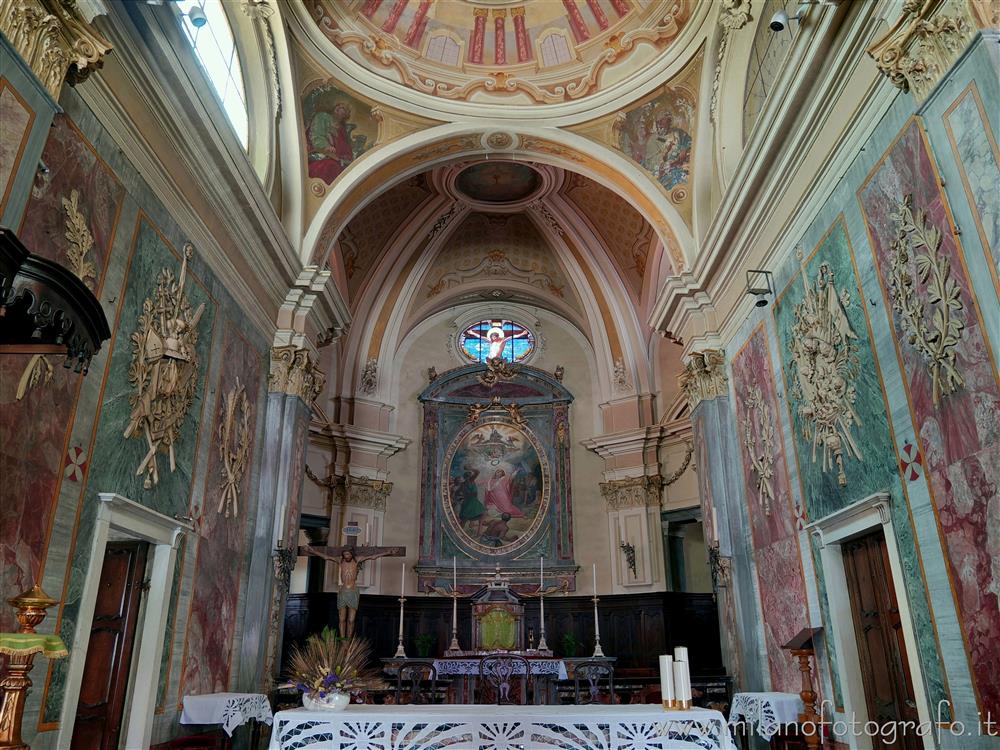 Occhieppo Superiore (Biella, Italy) - Church of Santo Stefano: presbytery